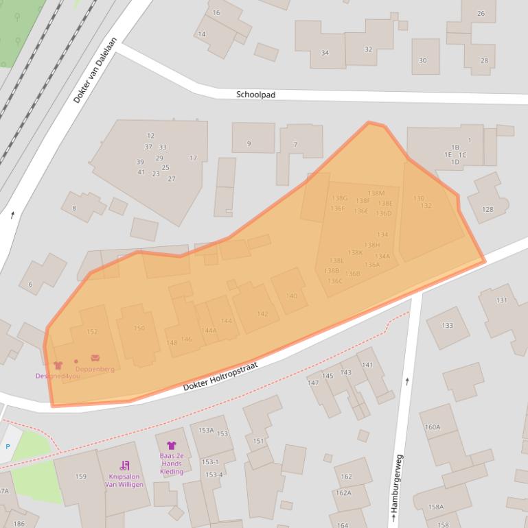 Kaart van postcodegebied 3851JM.