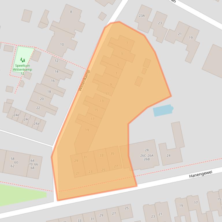 Kaart van postcodegebied 3851ME.