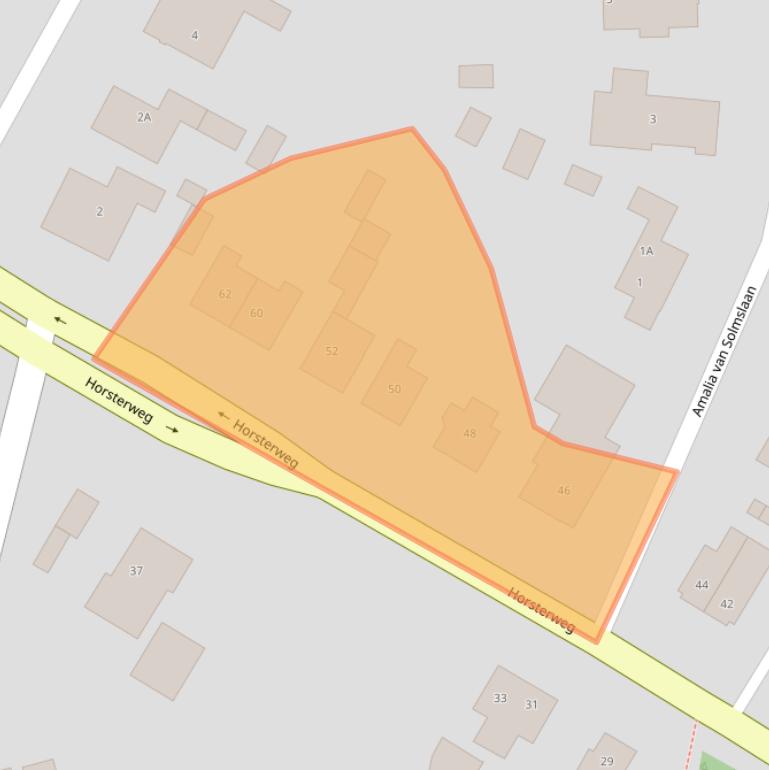 Kaart van postcodegebied 3851PK.