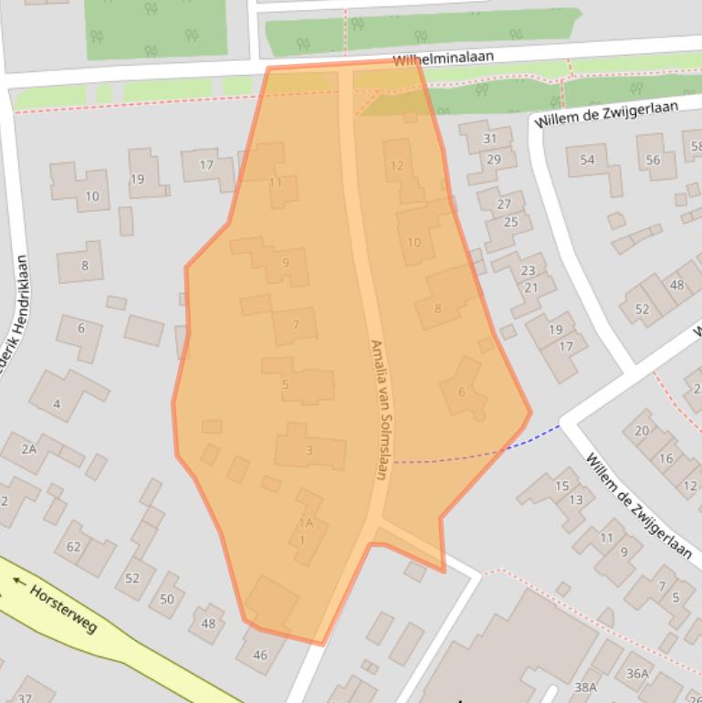 Kaart van postcodegebied 3851PX.