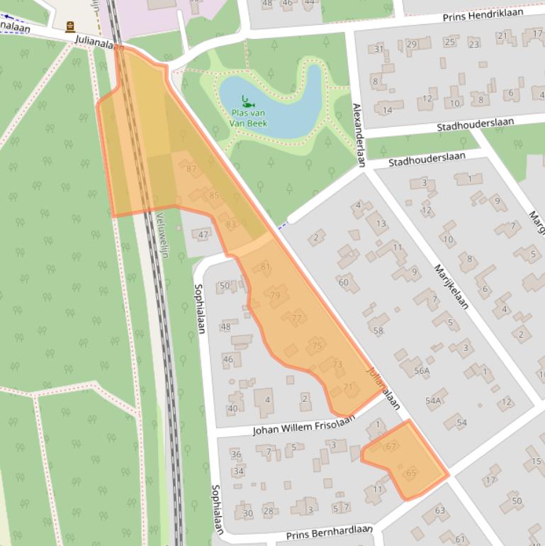 Kaart van postcodegebied 3851RB.