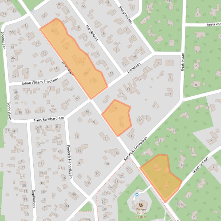 Kaart van postcodegebied 3851RD.