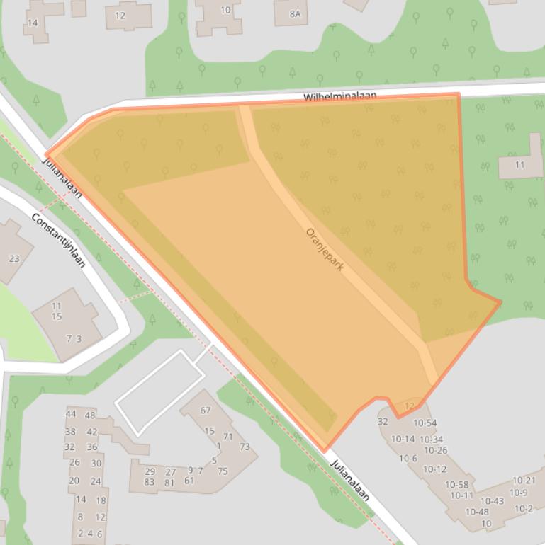 Kaart van postcodegebied 3851RE.