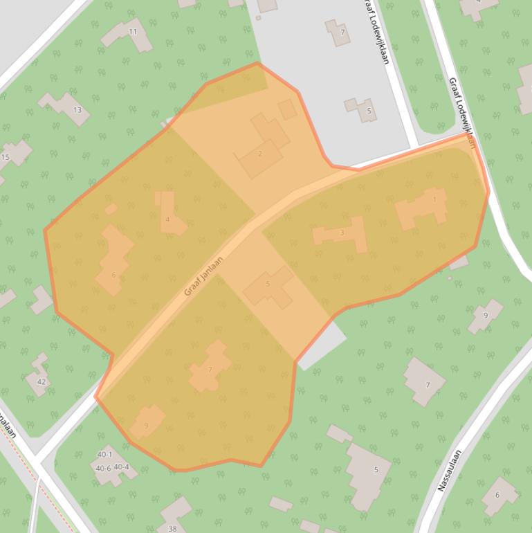 Kaart van postcodegebied 3851RG.