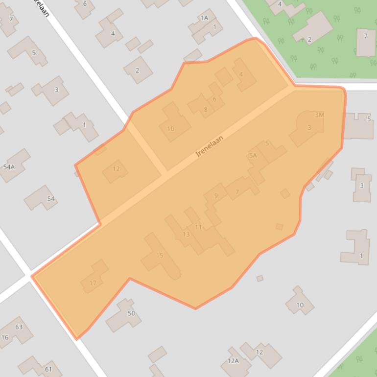 Kaart van postcodegebied 3851RM.