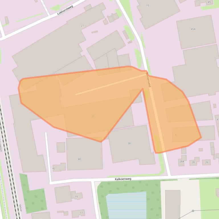 Kaart van postcodegebied 3851SN.