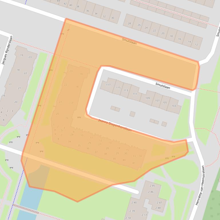 Kaart van postcodegebied 3851WD.