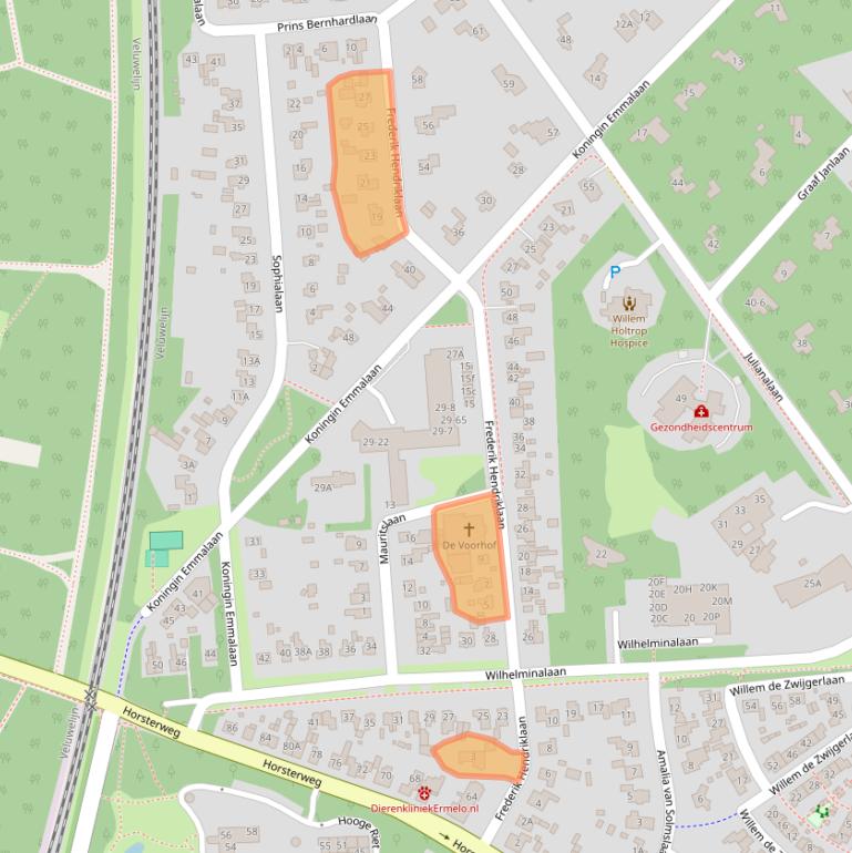 Kaart van postcodegebied 3851XA.