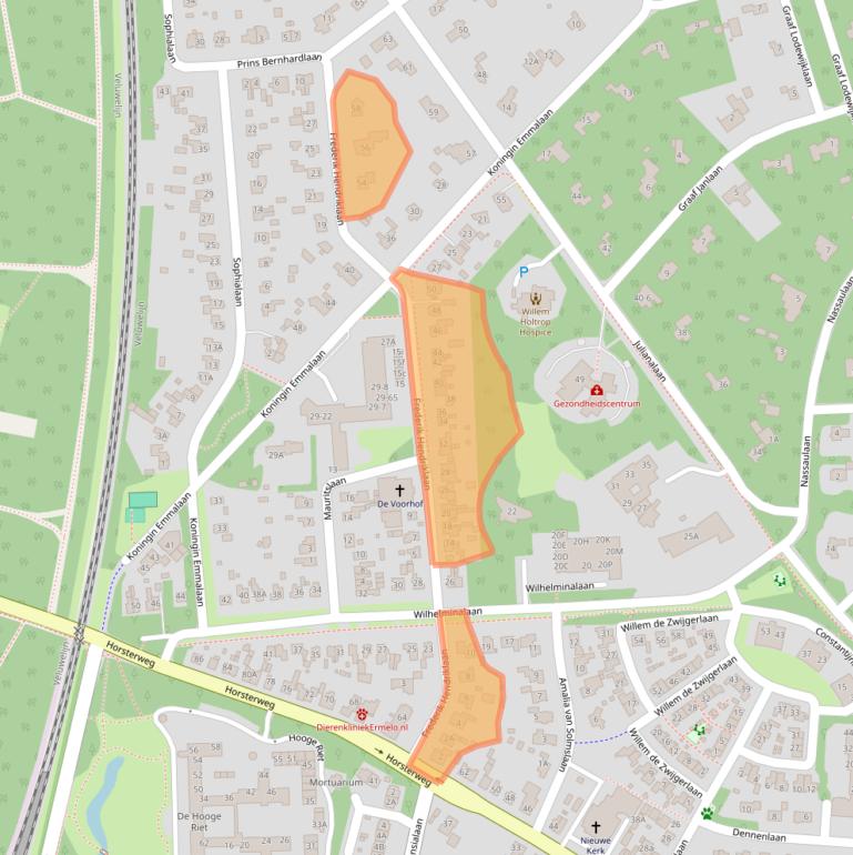 Kaart van postcodegebied 3851XB.