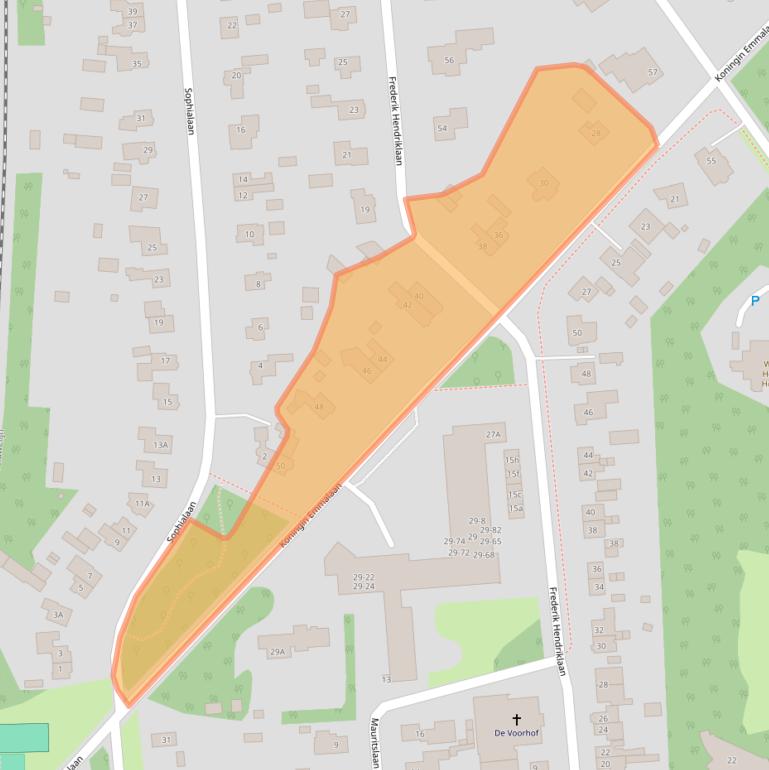 Kaart van postcodegebied 3851XG.