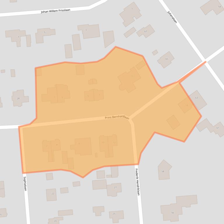 Kaart van postcodegebied 3851XL.