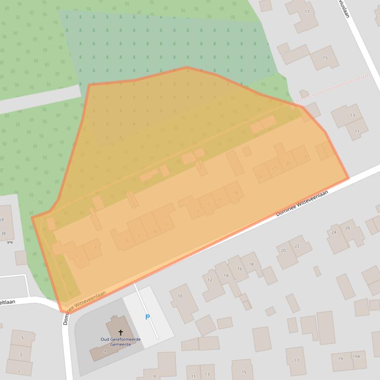 Kaart van postcodegebied 3852BP.