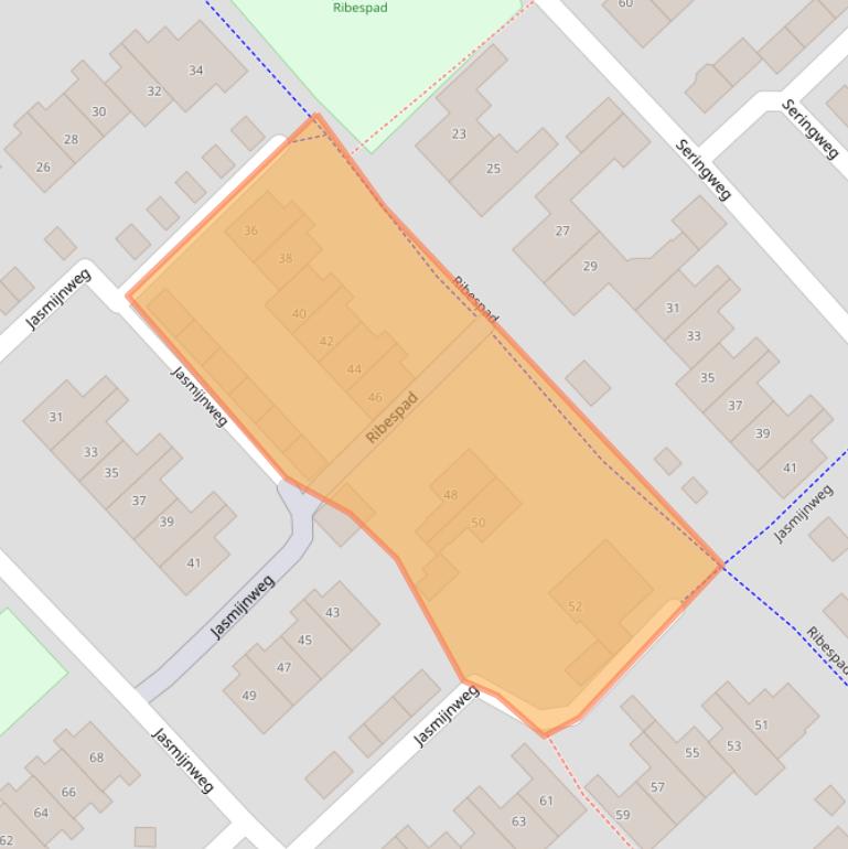 Kaart van postcodegebied 3852GN.