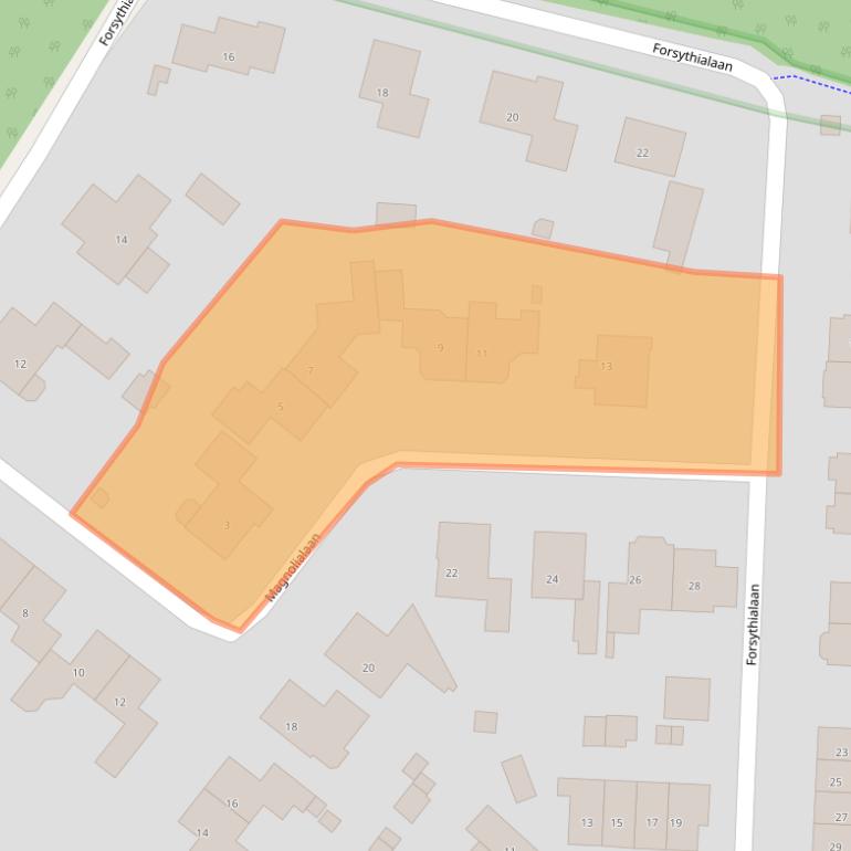 Kaart van postcodegebied 3852JA.