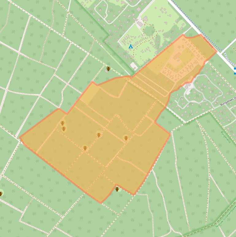 Kaart van postcodegebied 3852MD.