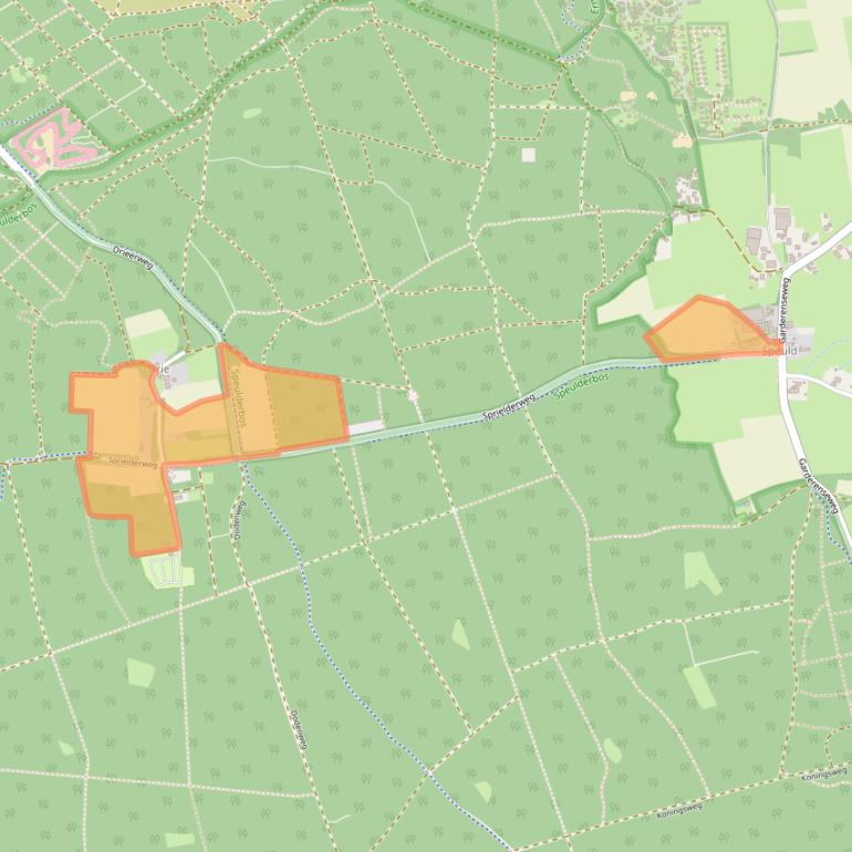 Kaart van postcodegebied 3852MH.