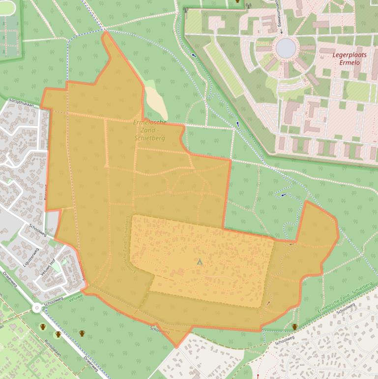 Kaart van postcodegebied 3852ZD.