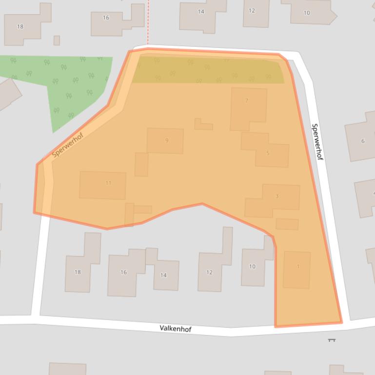 Kaart van postcodegebied 3853BT.