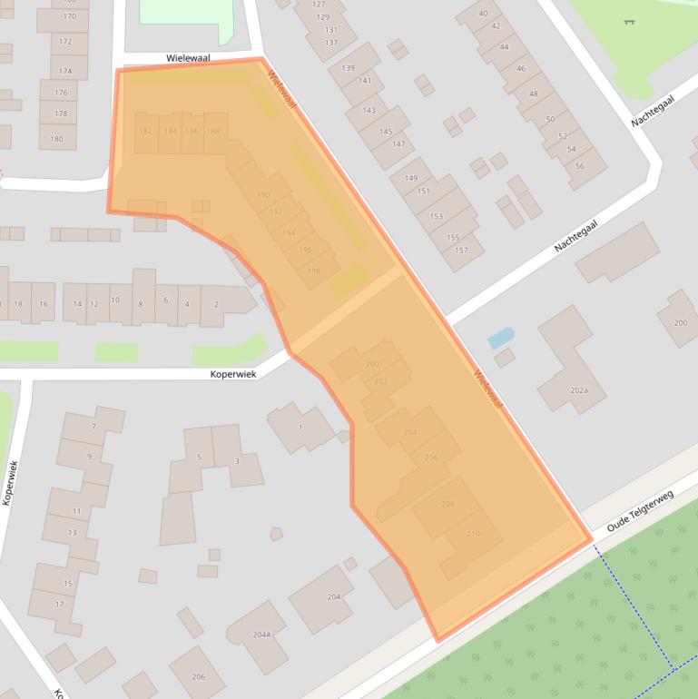 Kaart van postcodegebied 3853DL.