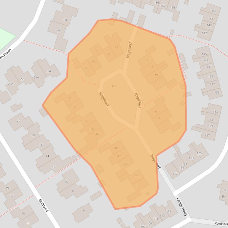 Kaart van postcodegebied 3853EL.
