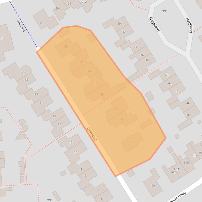 Kaart van postcodegebied 3853GB.