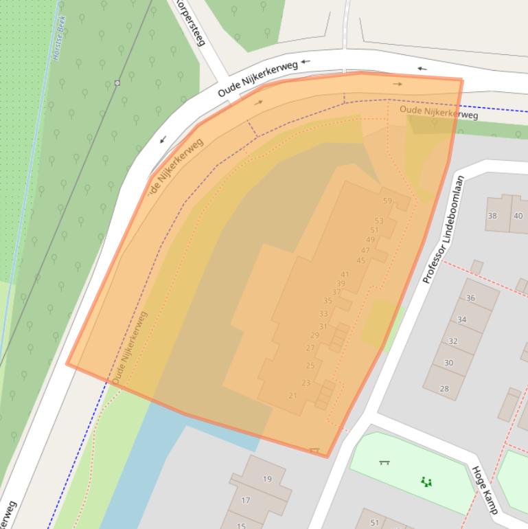 Kaart van postcodegebied 3853GH.