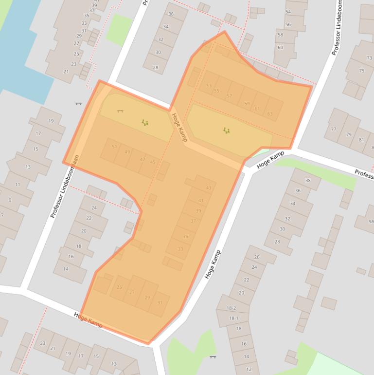 Kaart van postcodegebied 3853GL.
