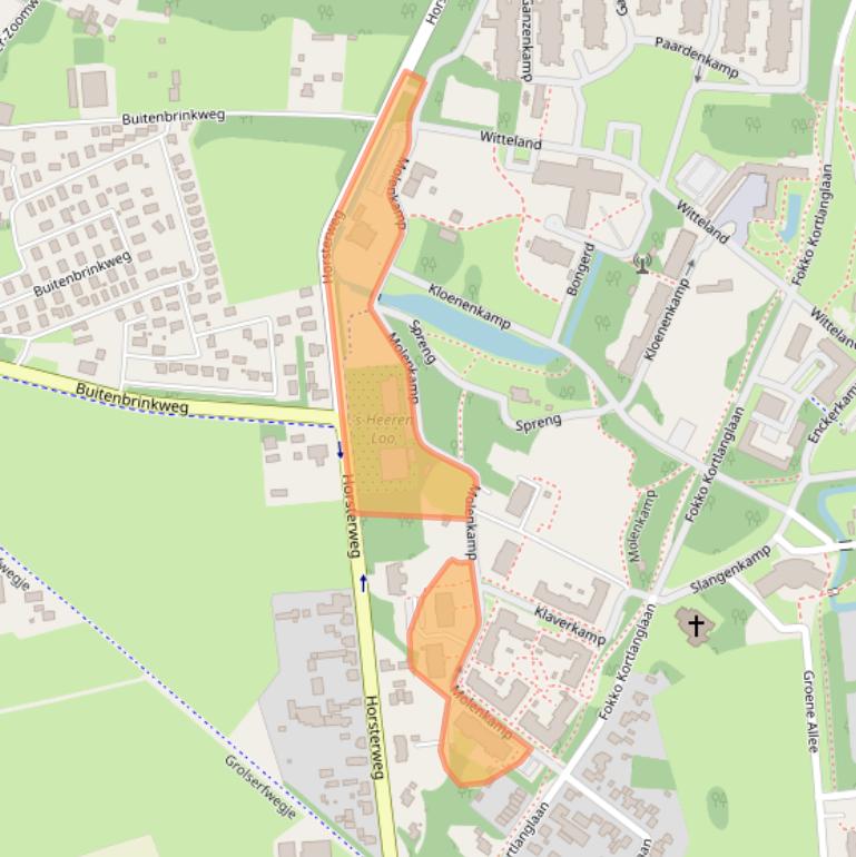 Kaart van postcodegebied 3853HG.