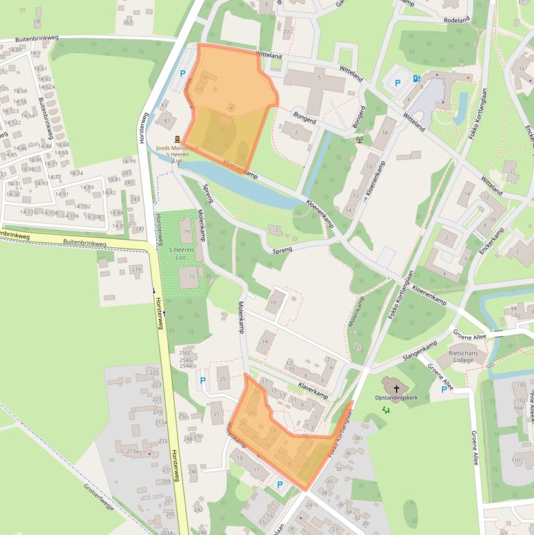 Kaart van postcodegebied 3853HH.