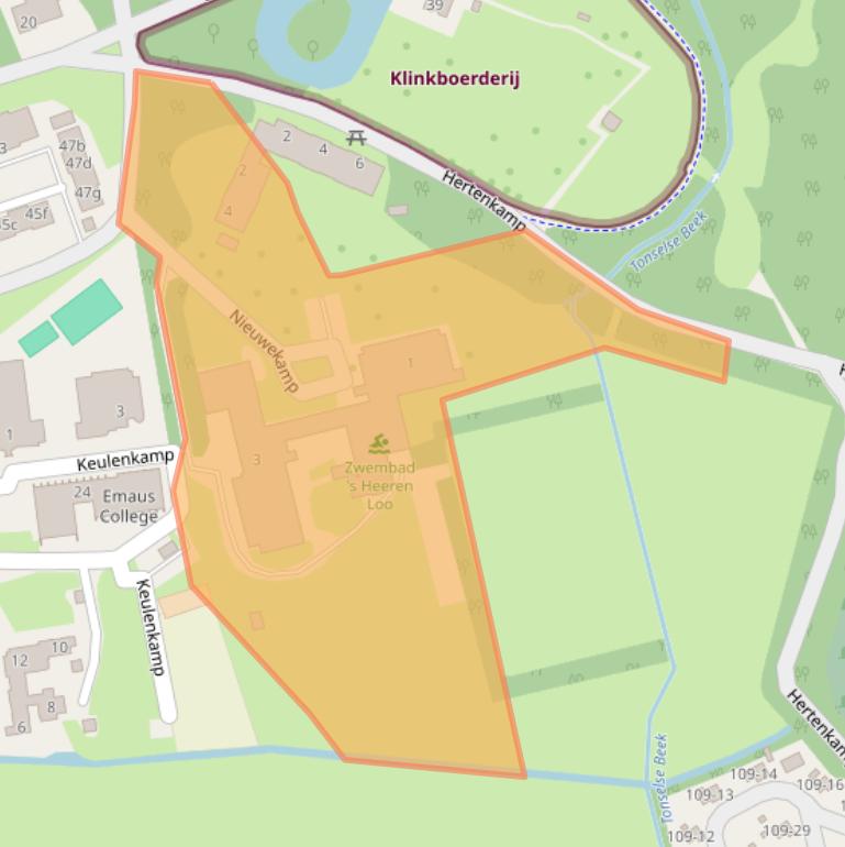 Kaart van postcodegebied 3853HP.