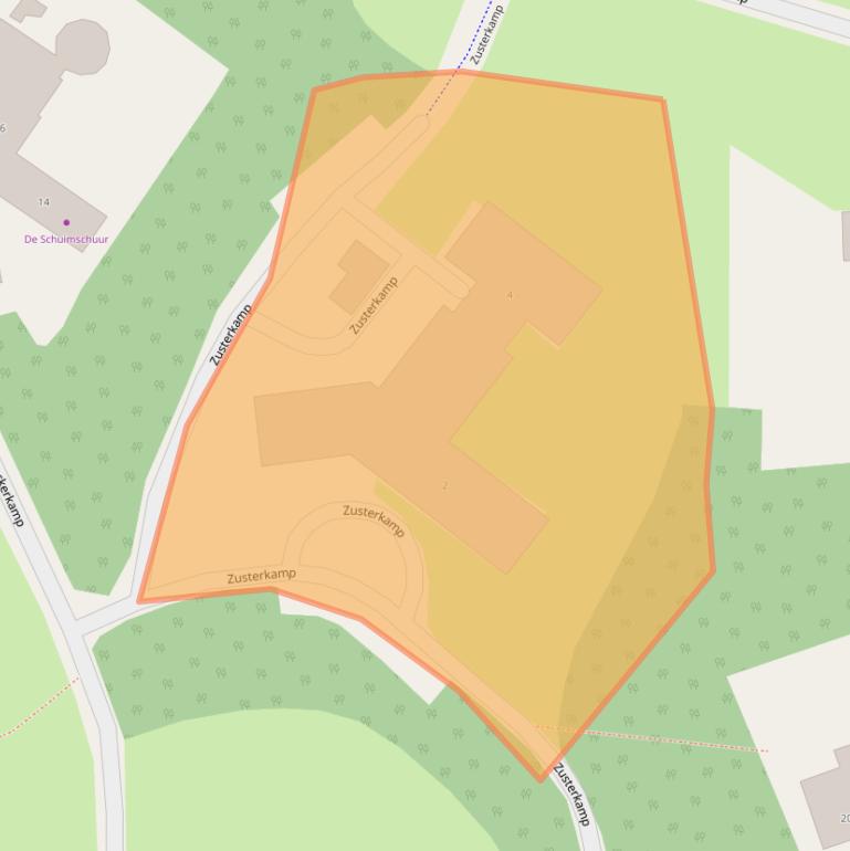 Kaart van postcodegebied 3853HV.