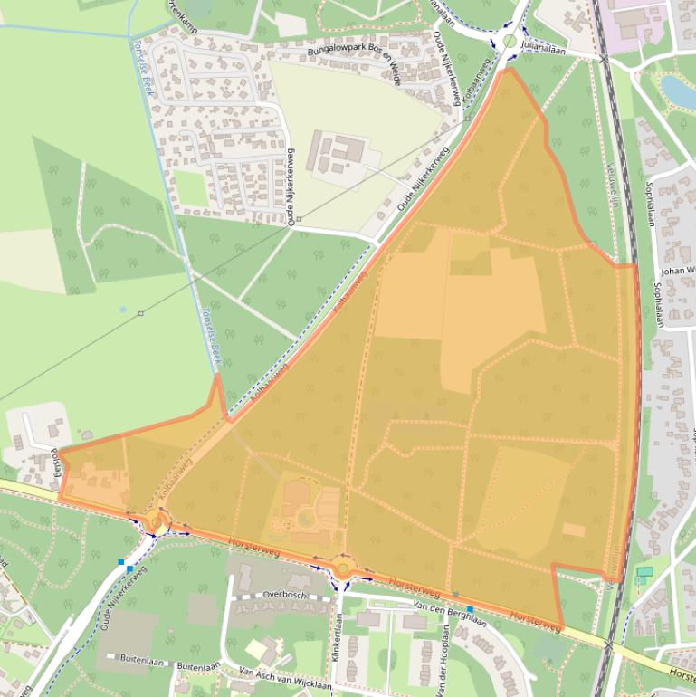 Kaart van postcodegebied 3853JE.