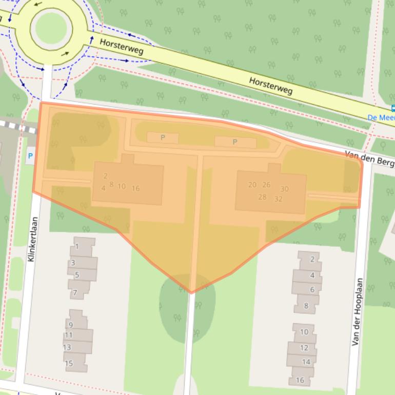 Kaart van postcodegebied 3853KP.