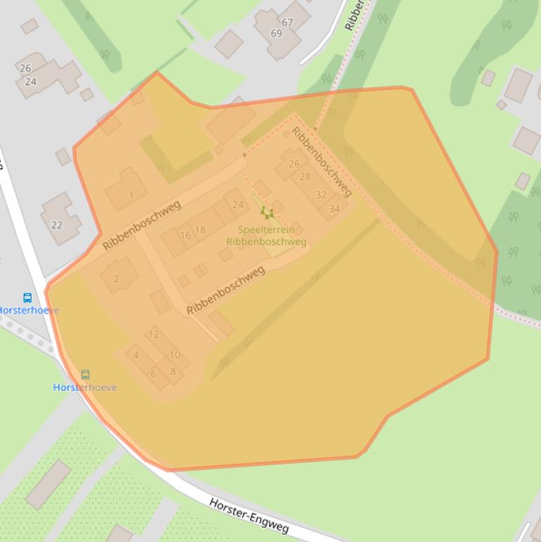 Kaart van postcodegebied 3853MN.