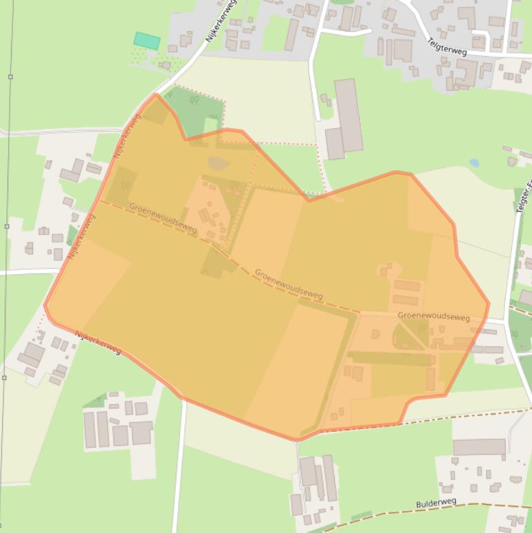 Kaart van postcodegebied 3853NL.