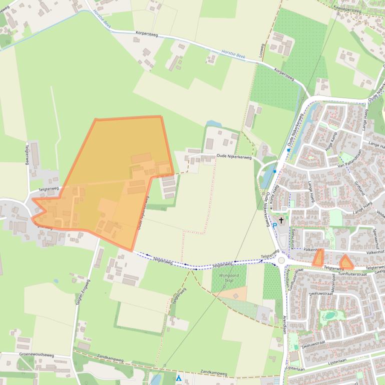 Kaart van postcodegebied 3853NR.
