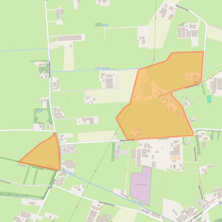 Kaart van postcodegebied 3853NX.
