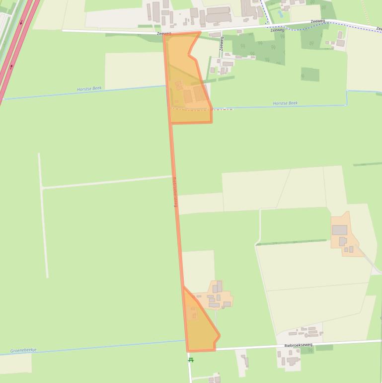 Kaart van postcodegebied 3853PD.