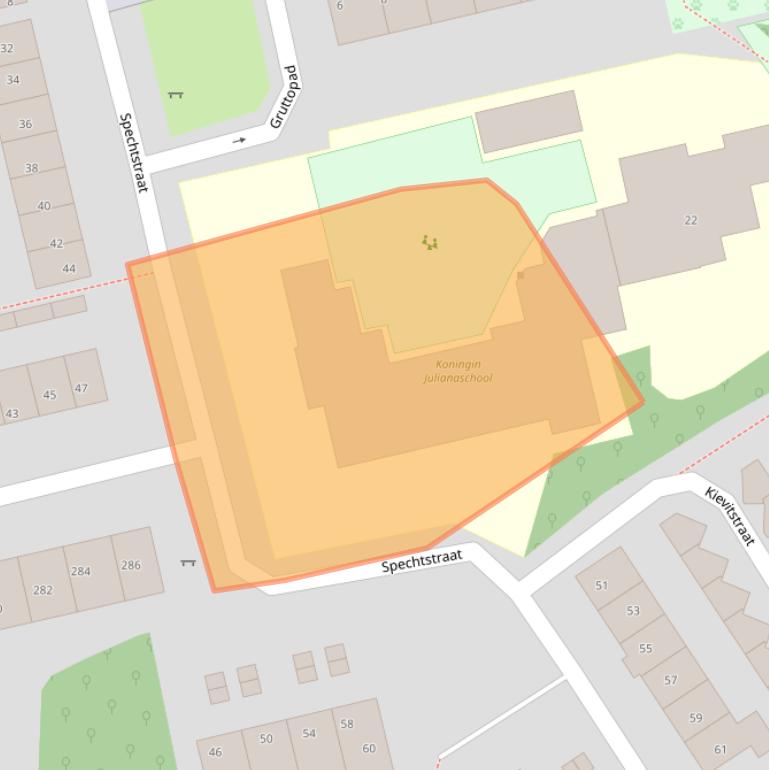 Kaart van postcodegebied 3853VA.