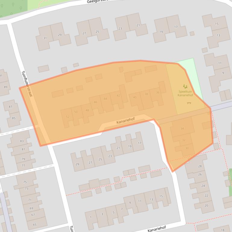Kaart van postcodegebied 3853WL.