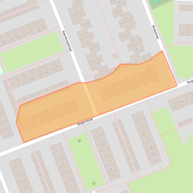 Kaart van postcodegebied 3853XA.