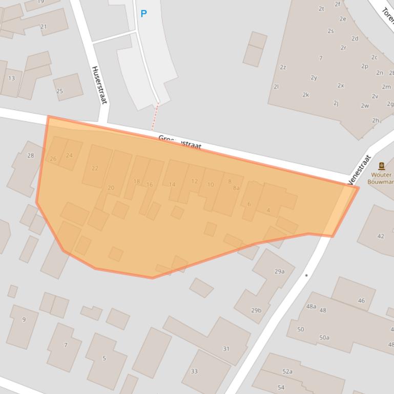 Kaart van postcodegebied 3861CM.