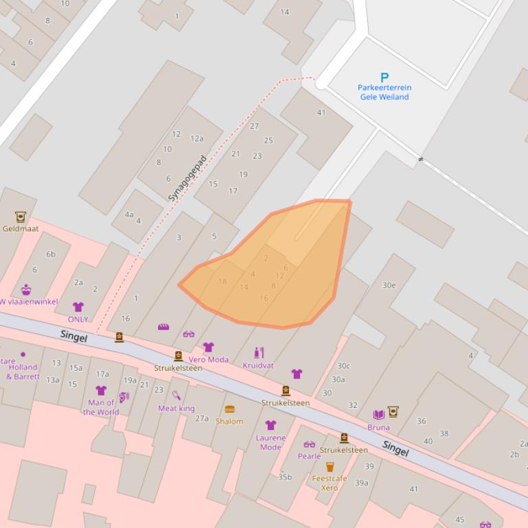 Kaart van postcodegebied 3861JN.