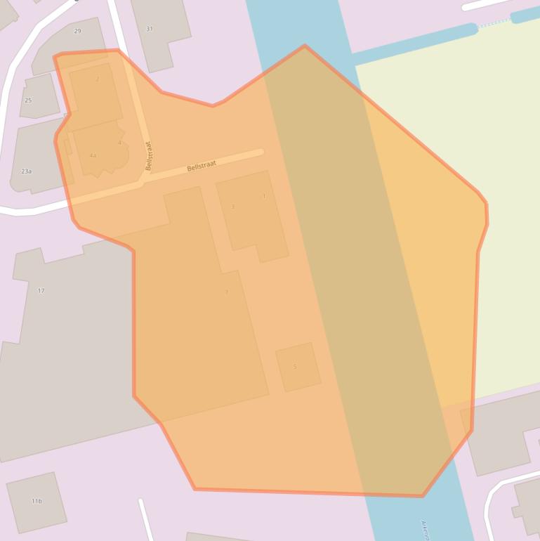 Kaart van postcodegebied 3861NP.