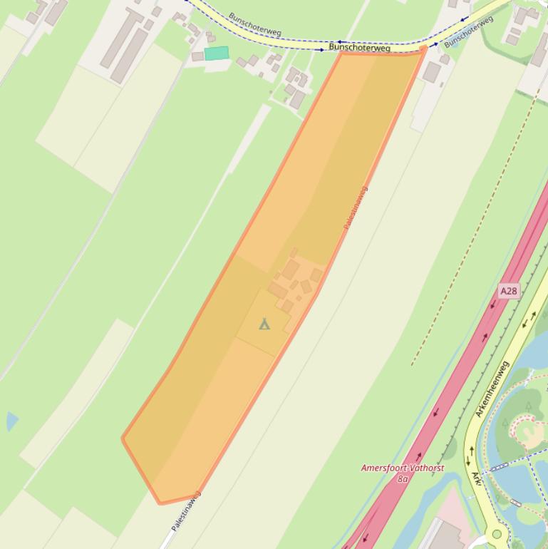 Kaart van postcodegebied 3861PL.