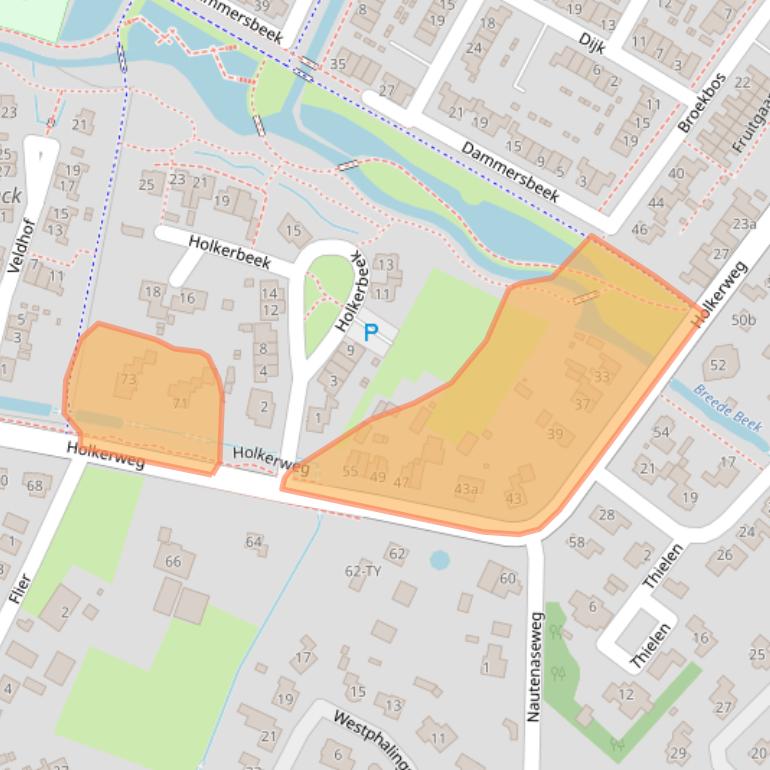 Kaart van postcodegebied 3861PM.