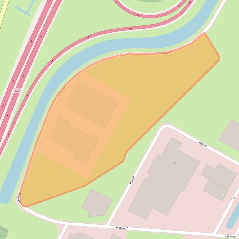 Kaart van postcodegebied 3861PR.