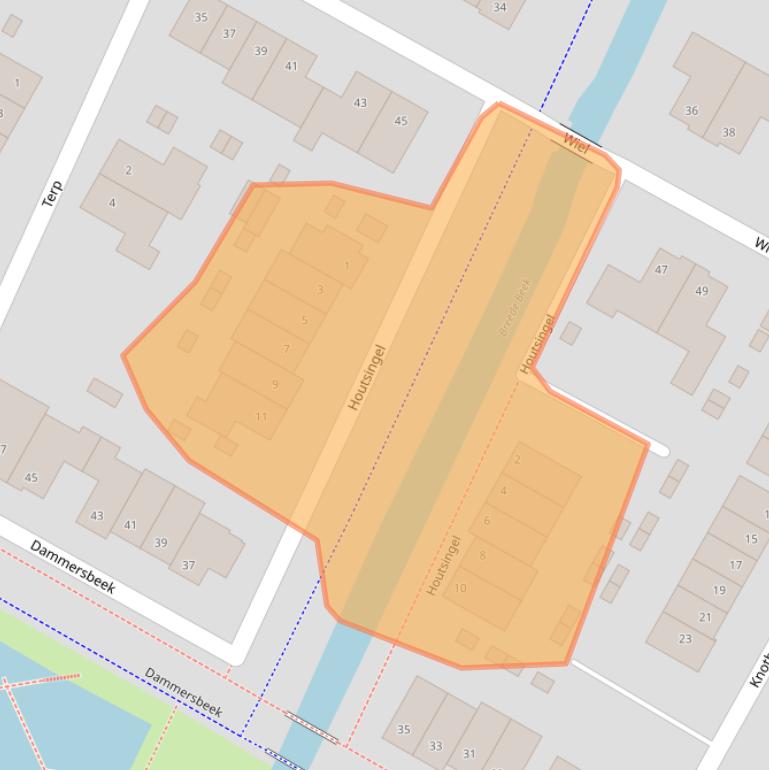 Kaart van postcodegebied 3861XK.