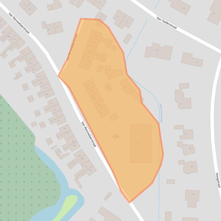 Kaart van postcodegebied 3862AR.