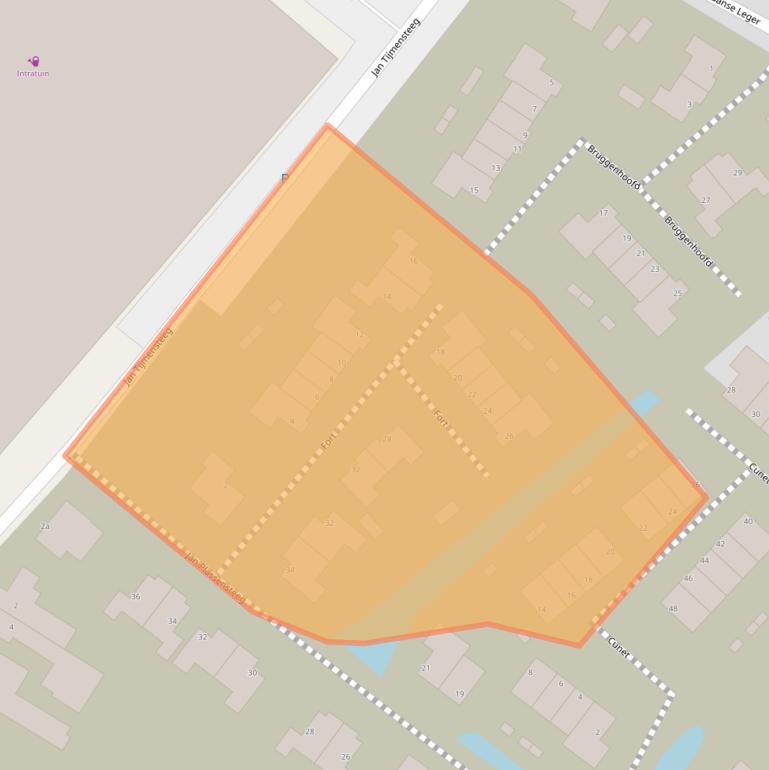 Kaart van postcodegebied 3862BG.